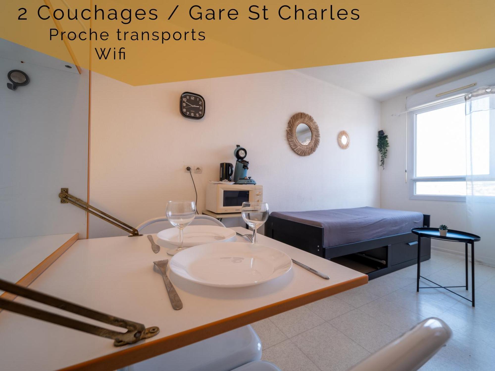 Fully Equipped Apartment St Charles Station Marseille Kültér fotó